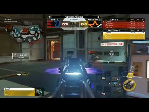 eUnited Hardpoint comeback vs Allegiance - CWL Championship 2017