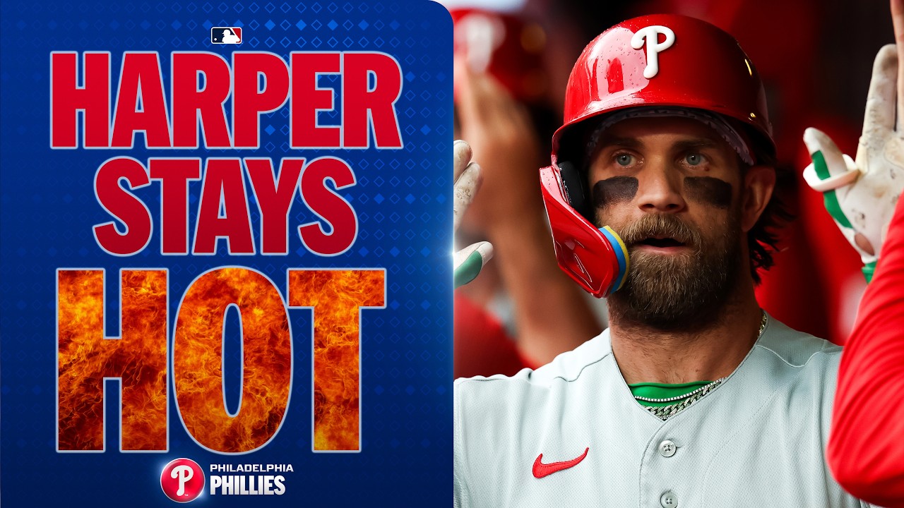 Bryce Harper goes OPPO for a TWO-RUN HOMER! 🔔🔥 (43rd career HR against the Mets!)