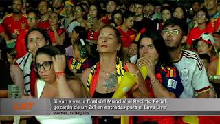 Oferta especial si Van a ver la final del Mundial al Recinto Ferial