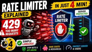 What is Rate Limiting? Token Bucket, Sliding Window | Rate Limiter Explain in 4 Min | Code Infinity
