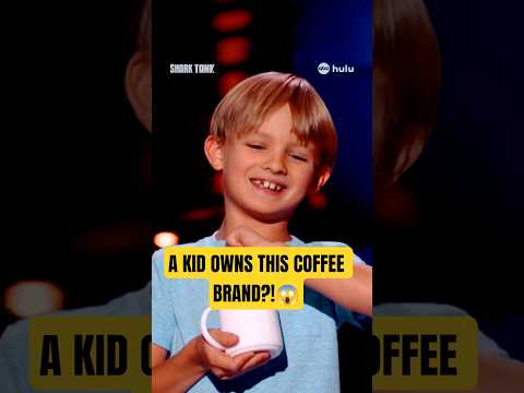 A Kid Owns a Coffee Company?! | Kiid Coffee on Shark Tank ☕👦👧#KiidCoffee #SharkTank #KidEntrepreneur