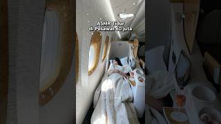 Download lagu ASMR BOBO DI PESAWAT 60 JUTA🥰 #holidayswithshorts #ngeshortsbareng #trending #emirates #business mp3