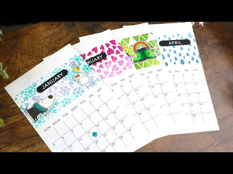 Handcrafted Calendar Kit | Great Gift Idea! with Taylored Expressions