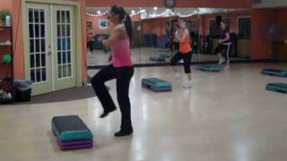 preview picture of video 'Energy Fitness (Torrington, CT) Step Aerobics Class'