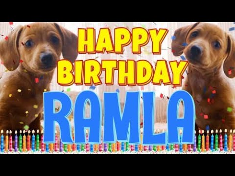 Happy Birthday Ramla! ( Funny Talking Dogs ) What Is Free On My Birthday