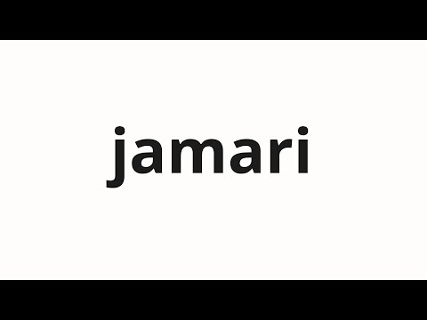 How to pronounce jamari | 자말이 (Jamal in Korean)