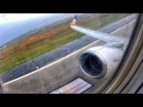 ENGINE ROAR | Smartwings Boeing 737-800 WET Takeoff from Budapest (Flight to Nowhere) | GoPro [4K]