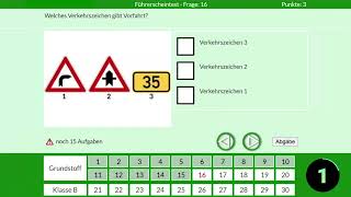 N.113 - Theorieprüfung 2025 – 30 Fragen als Simulation | Führerschein Klasse B