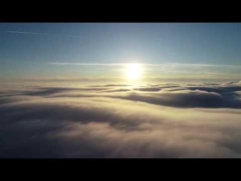 Sun Surfing Clouds at Statiunea Horezu - Valcea, Romania