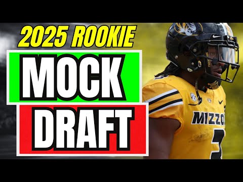 2025 Dynasty Rookie Mock Draft (2 ROUNDS - Superflex/TE Premium) with Landing Spots