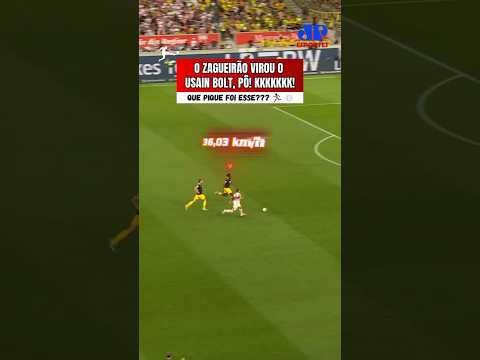 O ZAGUEIRÃO DEIXOU ATÉ O USAIN BOLT COM INVEJA! QUE PIQUE FOI ESSE? KKKKKKKK!