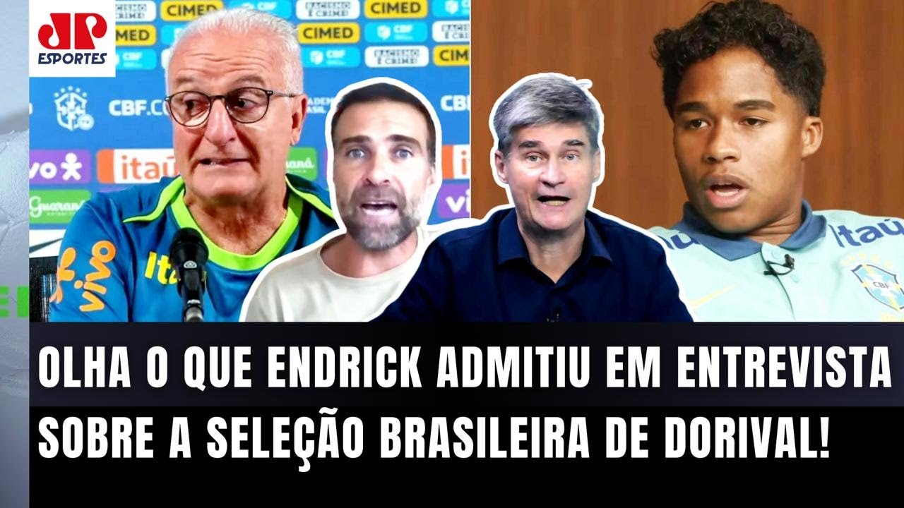 "O Endrick DESABAFOU! Cara, isso que ELE ADMITIU é..." DECLARAÇÃO sobre Seleção de Dorival DEBATIDA!