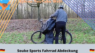 Souke Sports Fahrrad Abdeckung Abdeckplane von Amazon für das E-Bike perfekt für den Herbst Winter