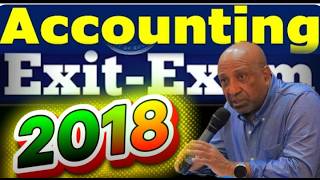 አካውንትግ መውጫ ፈተና #ExitExam #accountingExitExam #ethiopia #subscribe #habesha @etubers @seifuonebs