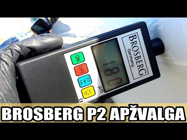 Skaitmeninis Brosberg P2 dažų storio matuoklis |