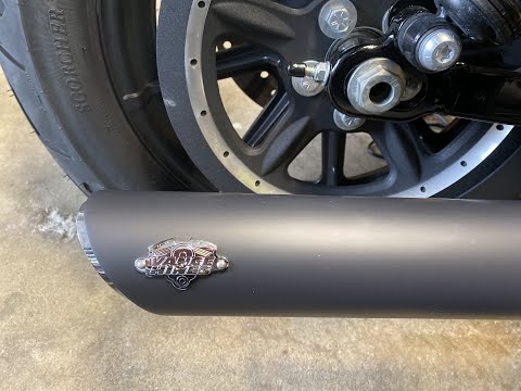 Vance & Hines Twin Slash 3"slip ons and how they sound on my Harley Davidson Iron 1200