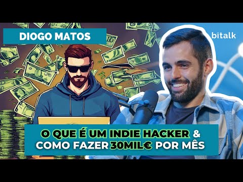 #158: O QUE É INDIE HACKING E COMO FAZER 30MIL€ POR MÊS SOZINHO c/ Diogo Matos