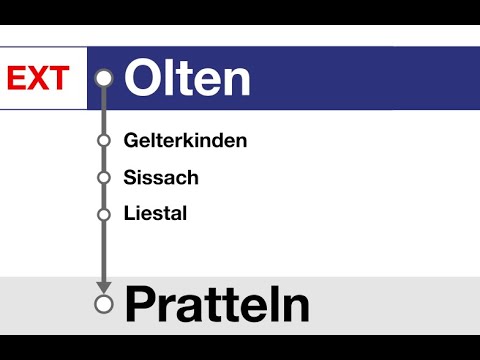 SBB Ansagen » EXT Olten — Pratteln | ESAF Extrazug | SLBahnen