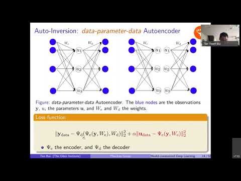 DDPS | Model-constrained deep learning approaches for inference, control and UQ