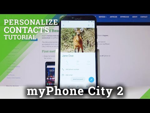 How to Add Photo to Contact in myPhone City 2 – Personalize Contacts