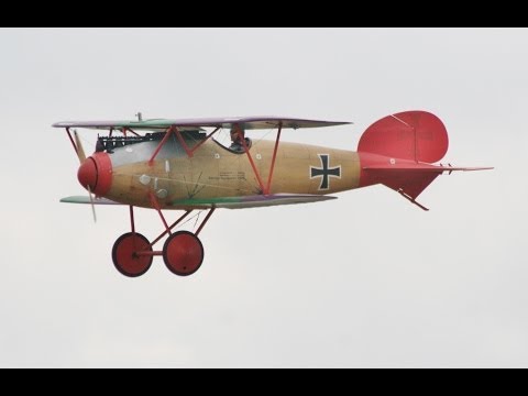 LARGE SCALE DAWN PATROL RC WW1 SCOUT / FIGHTERS - RAF COSFORD LMA RC MODEL AIRCRAFT SHOW - 2013