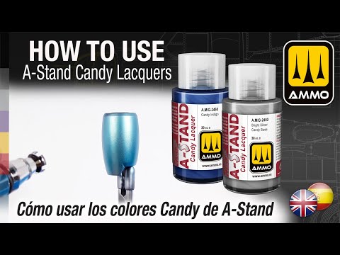 How To Use A-Stand Candy Lacquers /Cómo usar los colores Candy de A-Stand
