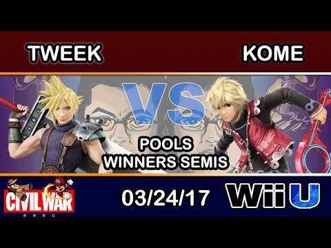 2GGC: Civil War - P1 | Tweek (Cloud) Vs. Kome (Shulk) Pools Winners Semis