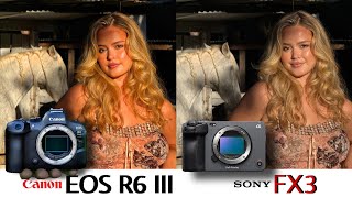 Canon EOS R6 III VS Sony FX3 | Camera Test 
