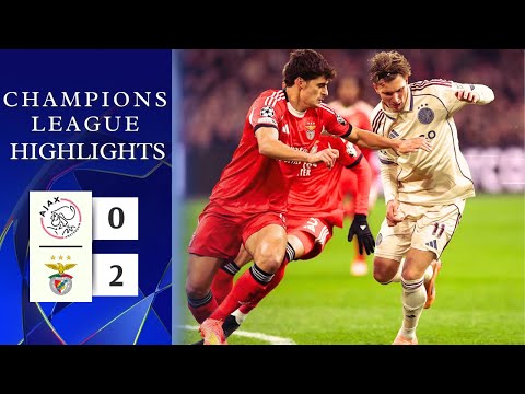 Ajax - Benfica | 0-2 | Highlights | Champions League 2024-25 | ajax benfica