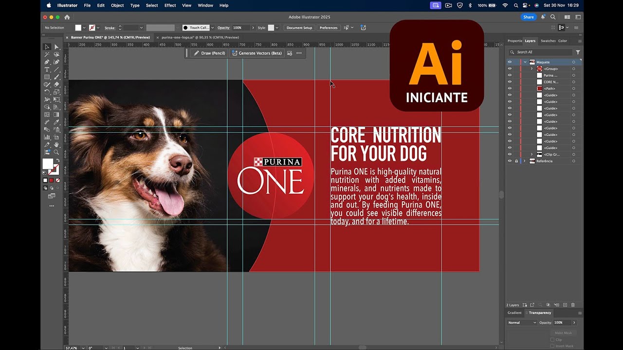 Tutorial Iniciação ao Illustrator 2024-25