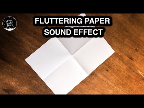 Fluttering Paper Sound Effect