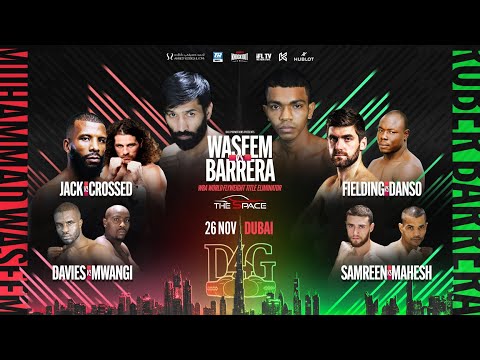 LIVE BOXING! (FROM DUBAI) -FEAT. OHARA DAVIES / BADOU JACK / ROCKY FIELDING / MUHAMMAD WASEEM / D4G