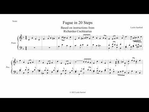 Fugue in 20 Steps (w/mistakes)
