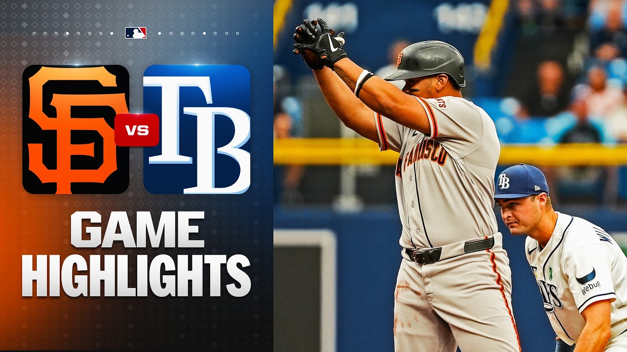 Giants vs. Rays Game Highlights (5/3/26) | MLB Highlights