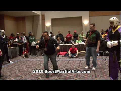 Unknown v Bobby Wallace - Men's team sparring - 2010 Amerikick Internationals