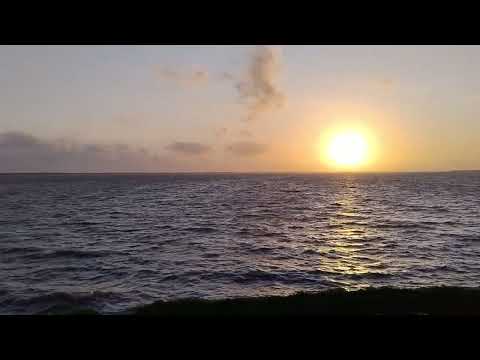 Amanheceu na praia da Barra em Tutóia, no Maranhão. 