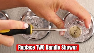 How to Replace or Upgrade a Two Handle Shower ||