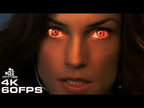 X-Men X2 Air Flight Remastered By AI In 4K 60FPS Denoised Ultra HD