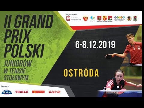 II DZIEŃ   8.12.2020     -    II  GRAND PRIX POLSKI  JUNIORÓW             6-8.12.2019 r.     OSTRÓDA