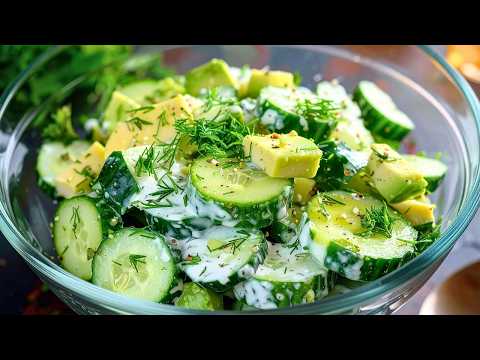 THIS trick makes your cucumber salad 10x better! The BEST salad you've ever had!