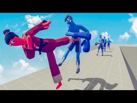 BOXER TEAM vs TAEKWONDO TEAM | TABS - Totally Accurate Battle Simulator