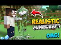 Minecraft, I play The Most Ultra Realistic Minecraft Ever || Minecraft Mods || Minecraft gameplay