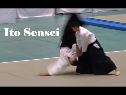 Takeru Ito Sensei at the 57th All Japan Aikido Demonstration