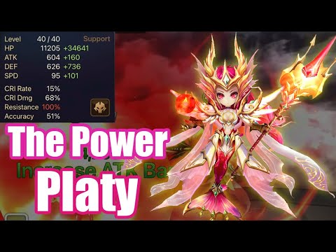 【Summoners War | Curry's RTA】The Power Platy, she has so good skill and useful in RTA!!!
