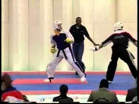 Joey Greenhalgh vs Preston Clements 2004 Pan American Internationals Karate Tournament
