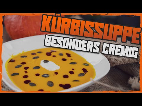 Creamy pumpkin soup from the Dutch oven | Vegetarian & super delicious!