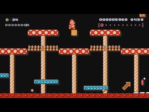 Lavashroom Pit by Will - Super Mario Maker - No Commentary 1bq
