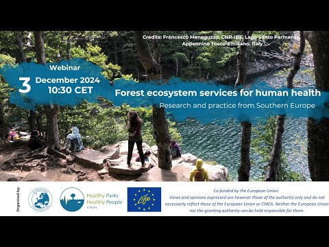 EUROPARC Webinar: Forest ecosystem services for human health.