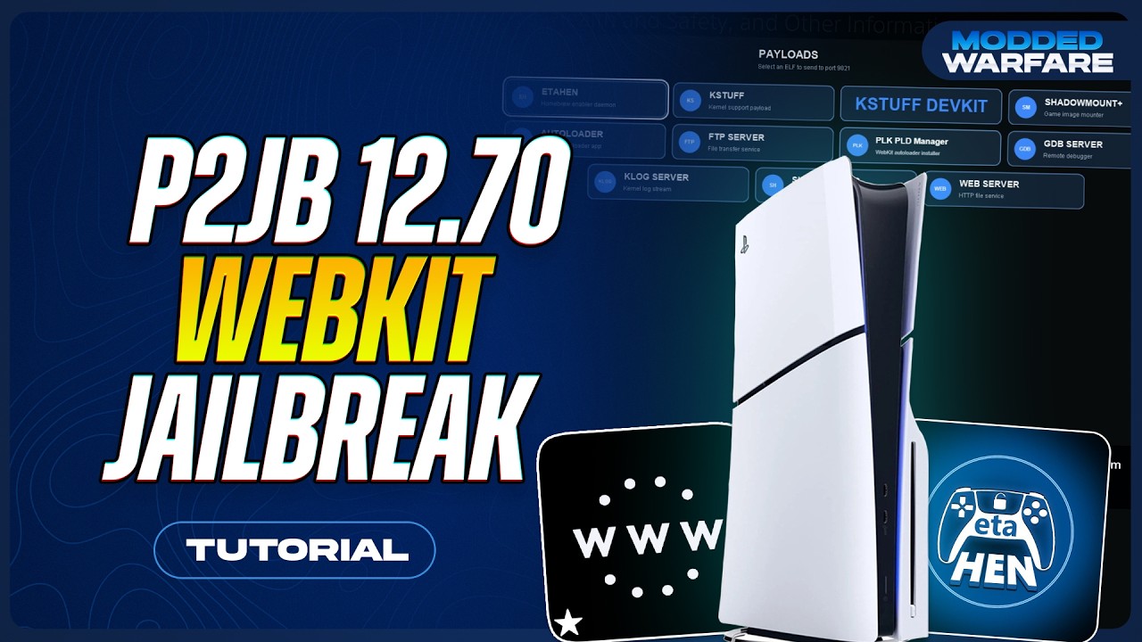 PS5 WebKit Jailbreak Released with etaHEN Support up to 12.70! (Early Setup Guide)