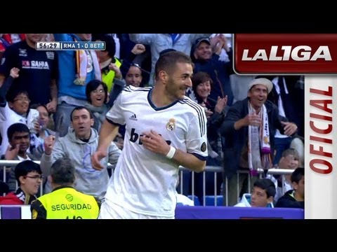 Gol de Karim Benzema (2-0) en el Real Madrid - Real Betis - HD